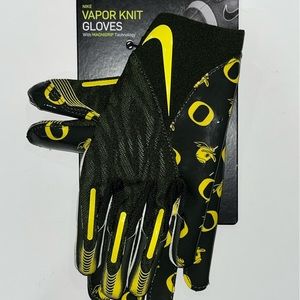 Nike Vapor Knit Football Gloves - Oregon Ducks